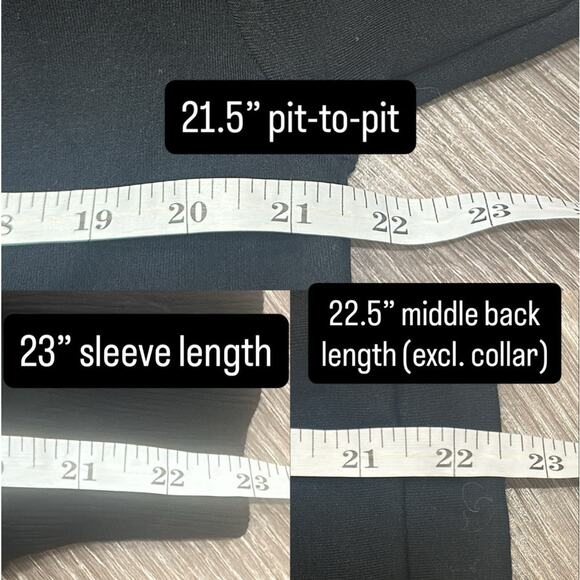 Varley Betsy Funnel Neck Black Drawstring Hem Sweatshirt Small Lounge Cozycore - Picture 11 of 11